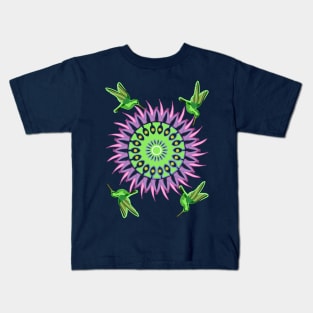 Spring and Summer Gardening Bird Kids T-Shirt